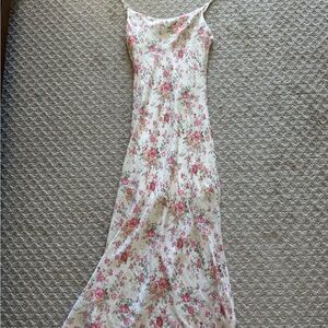 Altar'd State Pink Floral Maxi Dress